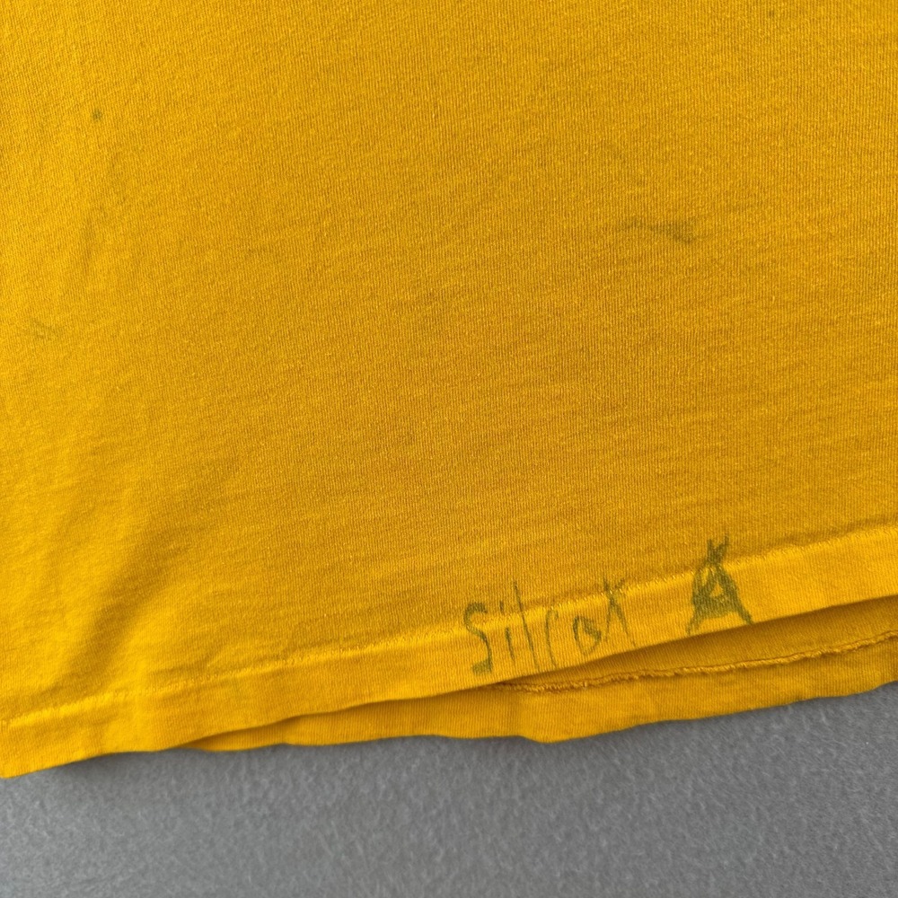 Vintage Vanderbilt University Shirt Mens Large Yellow Single Stitch 90s USA - Picture 4 of 16